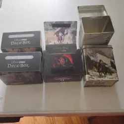 Magic: the Gathering MtG, Lot of (19) empty Vintage deck boxes + storage boxes - Image 4