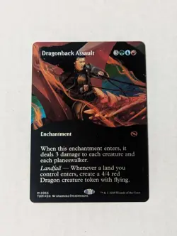 Dragonback Assault (Borderless) Tarkir: Dragonstorm Foil - Image 1