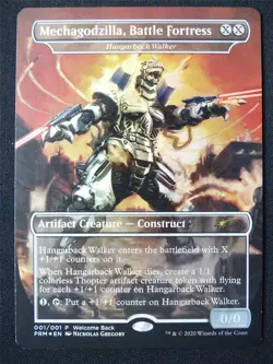 Mechagodzilla Battle Fortress Borderless Foil - PRM - Mtg Card #1MR - Image 2