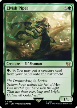 Elvish Piper [The Lord of the Rings: Tales of Middle-Earth Commander] Magic MTG - Image 1