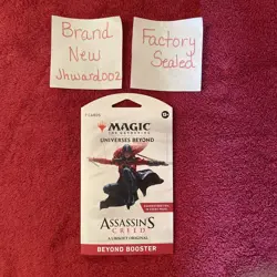 MTG Beyond Booster Pack Universes Beyond Assassins Creed New, Sealed Ships Free! - Image 3