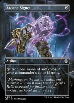 Arcane Signet - Extended Art LCC LP MTG - Image 1