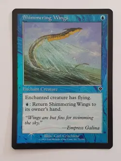 Magic the Gathering - Shimmering Wings - Foil - Invasion - NM Never Played - MTG - Image 1
