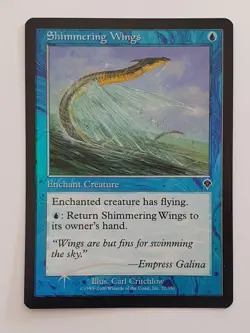 Magic the Gathering - Shimmering Wings - Foil - Invasion - NM Never Played - MTG - Image 3
