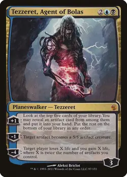 Tezzeret, Agent of Bolas Mirrodin Besieged LP MTG - Image 2