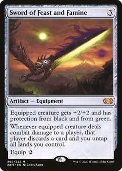 Sword of Feast and Famine Double Masters LP MTG - Image 2
