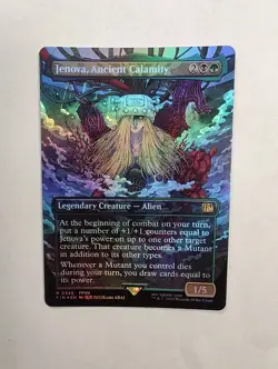 Jenova, Ancient Calamity (Borderless) (Foil) MTG Final Fantasy (346) FFVII Rare - Image 1