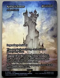 MTG FF: Through The Years Bolas’s Citadel Legendary Artifact RARE FOIL #0007 - Image 1