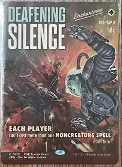 Deafening Silence (Showcase) Edge of Eternities Special Guests - Mythic #120 - Image 1