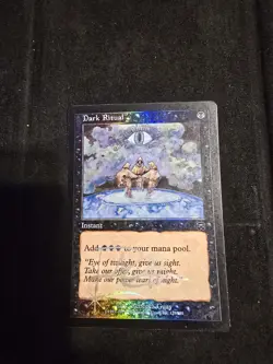 Magic: The Gathering Dark Ritual LP Mercadian Masques Foil Artist Signature - Image 10