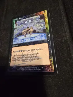 Magic: The Gathering Dark Ritual LP Mercadian Masques Foil Artist Signature - Image 11