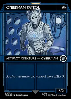1x Cyberman Patrol - Showcase - MTG Doctor Who - NM-Mint, English - Image 1