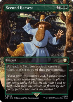 [1x] Second Harvest - Borderless Near Mint, English The Lord of the Rings Comman - Image 2