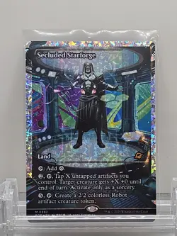 Secluded Starforge Fracture Foil MTG Edge Of Eternities 0392 IN HAND Magic - Image 1