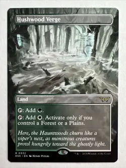 MTG Hushwood Verge (Borderless) [Duskmourn, Near Mint] - Image 1