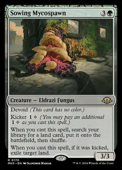 x1 Sowing Mycospawn R MTG Modern Horizons 3 M/NM, English - Image 2