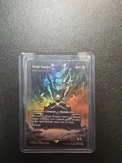 MTG Magic Final Fantasy Hugo Kupka - Bruse Tarl, Boorish Herder SHOWCASE FOIL - Image 2