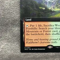 Wooded Foothills – MH3 #467 Extended Art – LP Non-Foil Rare – MTG Magic - Image 4