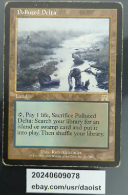 MTG Polluted Delta Onslaught Rare Fetchland Magic The Gathering HP - Image 5