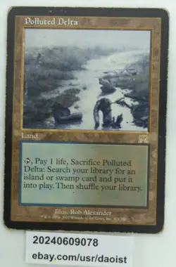 MTG Polluted Delta Onslaught Rare Fetchland Magic The Gathering HP - Image 7