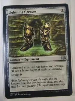 Mtg - Lightning Greaves - Double Masters (2XM) - Uncommon - NM - Image 1