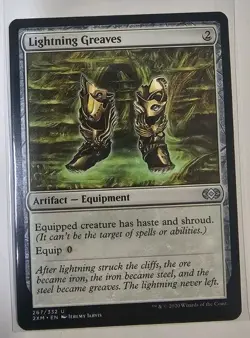 Mtg - Lightning Greaves - Double Masters (2XM) - Uncommon - NM - Image 2