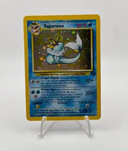 Vaporeon 12/64 LP/NM Near Mint Jungle Set 1999 Pokemon Card Holo Rare Holofoil - Image 1