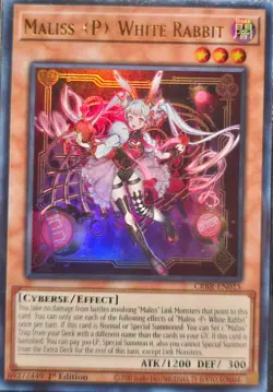 *** MALISS P WHITE RABBIT *** 1ST EDITION ULTRA RARE CRBR-EN015 YUGIOH! - Image 1