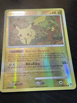 Pikachu 94/123 Common Mysterious Treasures Reverse Holo PokÃ©mon Card LP/MP - Image 3