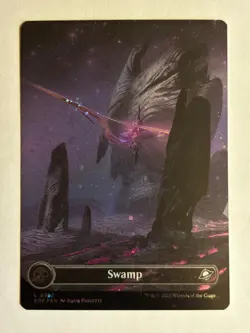 Swamp (Borderless Galaxy FOIL) Edge of Eternities - MTG - Image 1