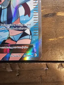Pokemon trainer Skyla Boundaries Crossed 149/149 Ultra Rare Full Art XY Holo - Image 4