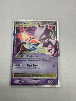 Mewtwo Lv. X DP28 Holo Ultra Rare Promo Pokemon Diamond & Pearl MP - Image 1