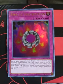 Yugioh Ring of Destruction LCKC-EN050 Ultra Rare 1st Ed Lp - Image 1