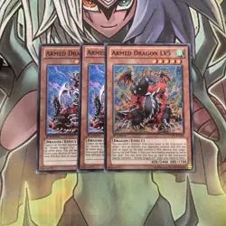 LCYW-EN204 x3 Armed Dragon LV5 Common Excellent Condition Yugioh - Image 1