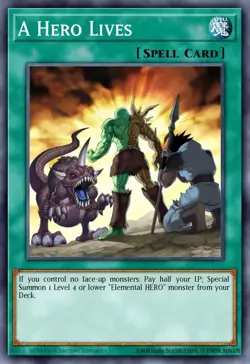 A Hero Lives - RA04 - Quarter Century Rare - Yugioh Euro - Image 1