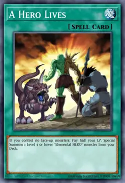 A Hero Lives - RA04 - Quarter Century Rare - Yugioh Euro - Image 3