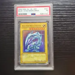 2002 Yu-Gi-Oh! Blue-Eyes White Dragon SDK-001 PSA PR 1 Vintage Graded 🔵 - Image 2