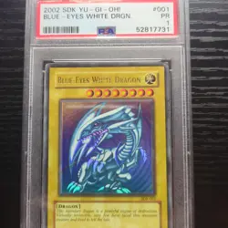 2002 Yu-Gi-Oh! Blue-Eyes White Dragon SDK-001 PSA PR 1 Vintage Graded 🔵 - Image 8