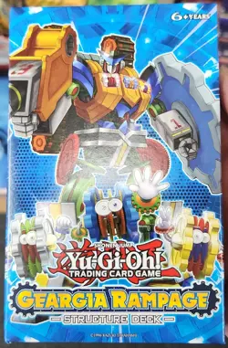 YUGIOH 1ST ED GEARGIA RAMPAGE STRUCTURE DECK FACTORY SEALED NEW - Image 1
