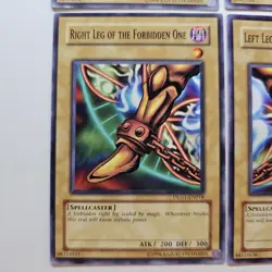 4x Forbidden One Left Right Arm Leg - DLG1 Common Set - Yugioh - Image 12