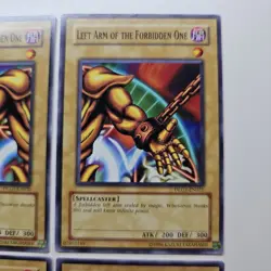 4x Forbidden One Left Right Arm Leg - DLG1 Common Set - Yugioh - Image 3
