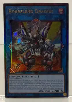 Yu-Gi-Oh! TCG Borrelend Dragon RA02-EN043 Prismatic Ultimate Rare NM/M - Image 1