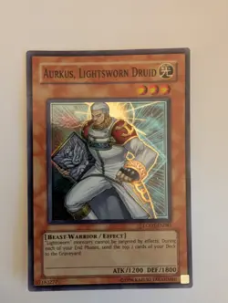 Yugioh Aurkus, Lightsworn Druid LODT-EN081 Super Rare NM/LP - Image 1