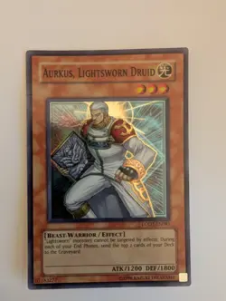 Yugioh Aurkus, Lightsworn Druid LODT-EN081 Super Rare NM/LP - Image 3