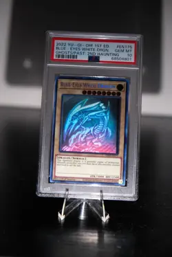 Yu-Gi-Oh Blue-Eyes White Dragon GFP2-EN175 Ghost From The Past PSA 10 Ghost Rare - Image 4