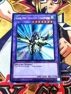 Gaia the Dragon Champion lob-en125 (VLP) Secret Rare Yu-Gi-Oh! - Image 1