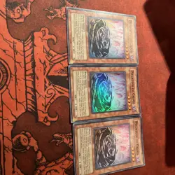 Yu-Gi-Oh Phantom of Chaos Super Rare Limited Edition GLAS-ENSE1 Play Set Of 3 - Image 2