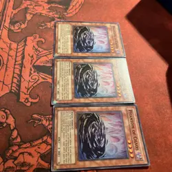 Yu-Gi-Oh Phantom of Chaos Super Rare Limited Edition GLAS-ENSE1 Play Set Of 3 - Image 3