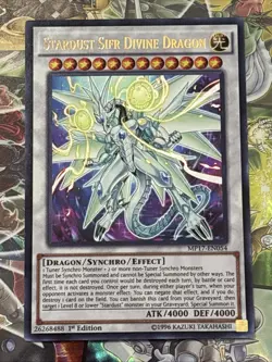 Yu-Gi-Oh! Stardust Sifr Divine Dragon MP17-EN054 2017 1st Edition Ultra Rare LP - Image 16