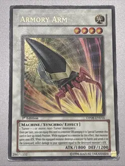 Yu-Gi-Oh! TCG Armory Arm DP08-EN016 - Yusei - 1st Edition Ultra Rare MP - Image 1
